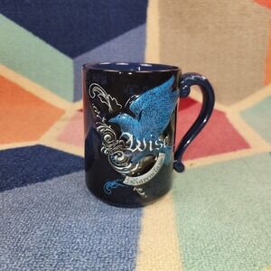 Harry Potter Ravenclaw Wise Eagle Coffee Mug Blue Sculpted Handle Ceramic Cup